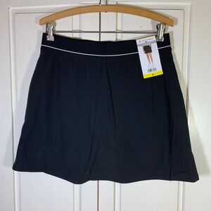 SOYBU Black Stretchy Comfort Waistband‎ Skort S Athletic Skirt Pockets